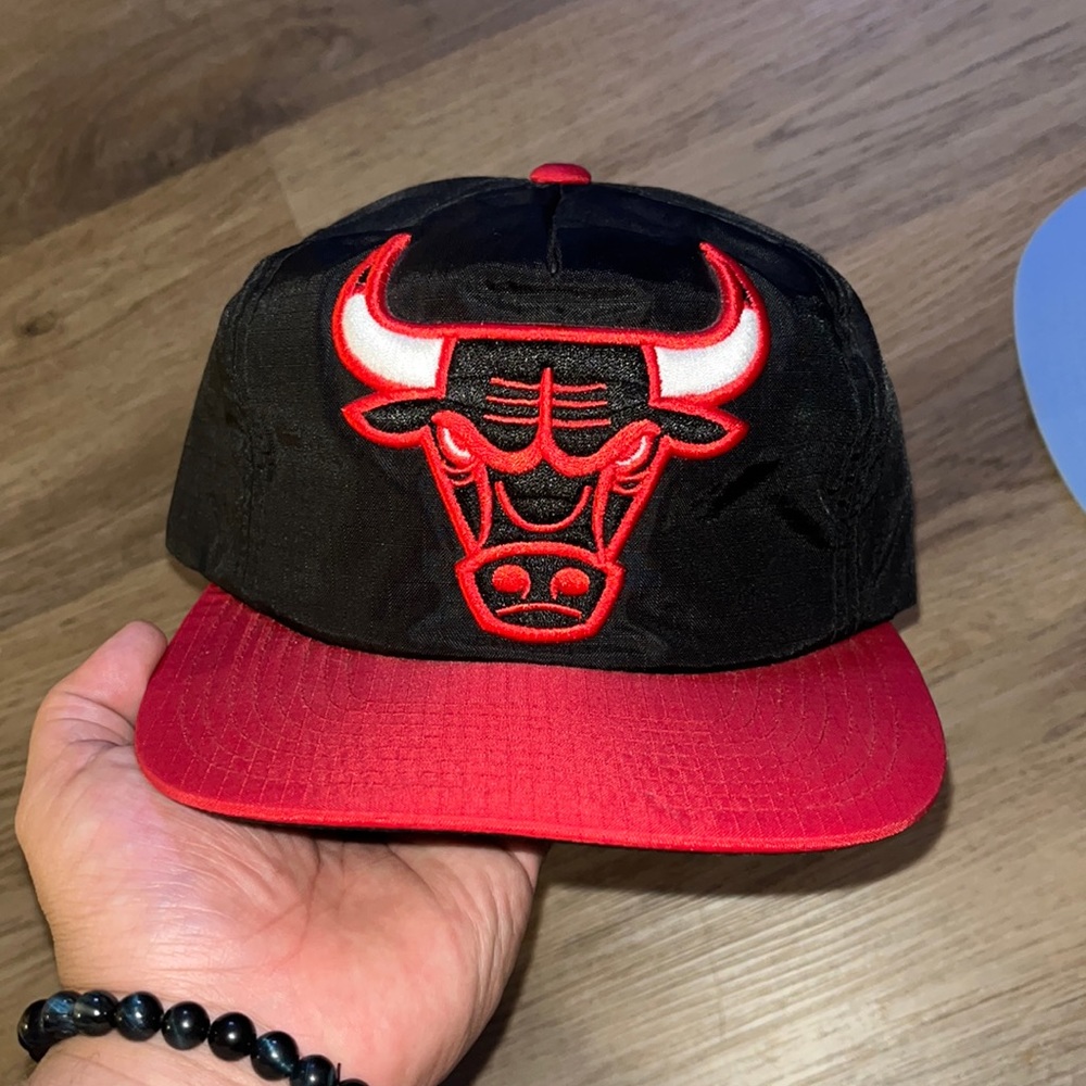 Chicago Bulls Mitchell & Ness Hardwood Classics Adjustable Zipback Hat